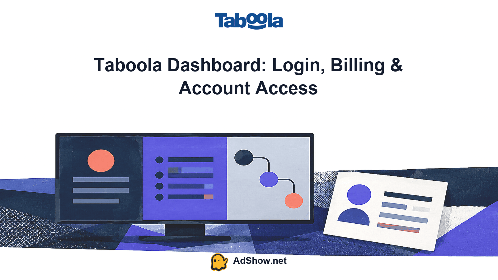 Taboola advertiser dashboard access checked across login, billing and conversion reporting layers